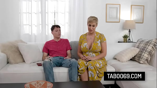 Blonde milf stepmom Ryan Keely sabotaging her stepson dates just to fuck with him