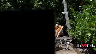 Fucking my stepmom in the backyard – Laura Bentley