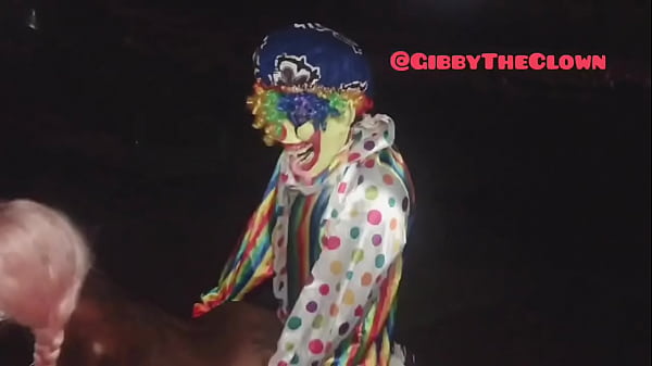 Gibby The Clown stuff girl face in pie and fucks her hard