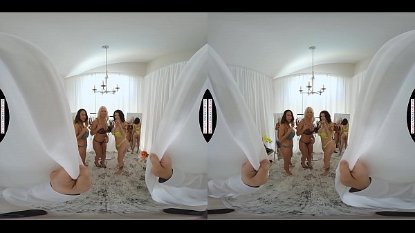 Naughty America – Three hot MILF’s catch a pervent looking at them while they trying out some sexy lingerie